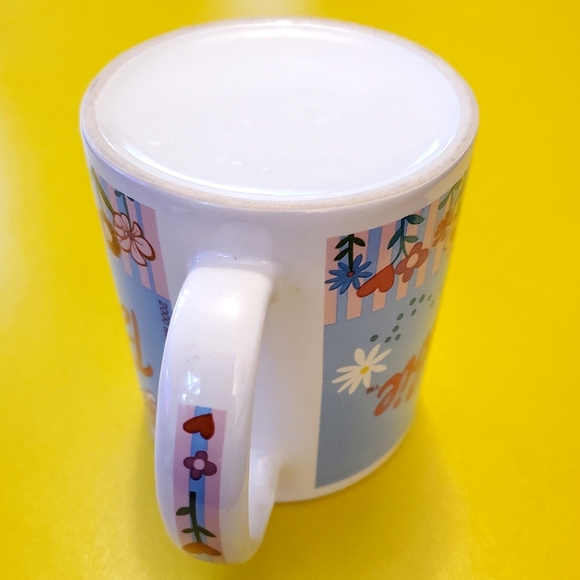 Barbie Garden Ceramic Coffee Mug 🐞 Blue, Lady Bug, Daisy, Flower Seed Packs - Picture 9 of 10